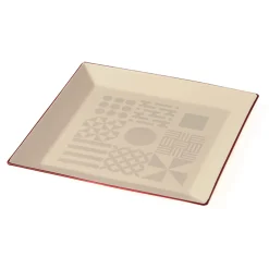 Takenaka Fukue White Square Plate, 19cm Outlet