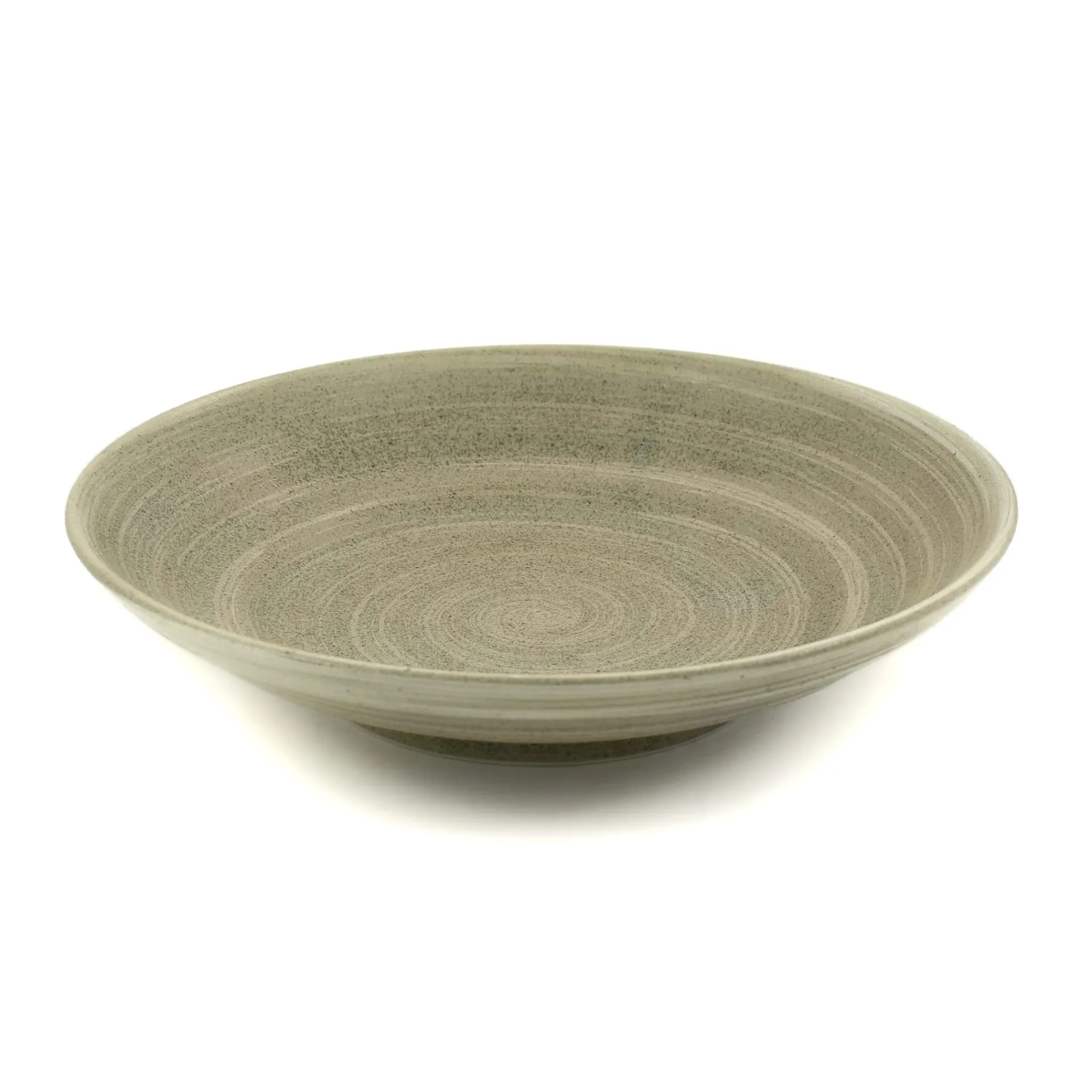 Kiji Stoneware & Ceramics Tatsumaki Coupe Plate, 23cm