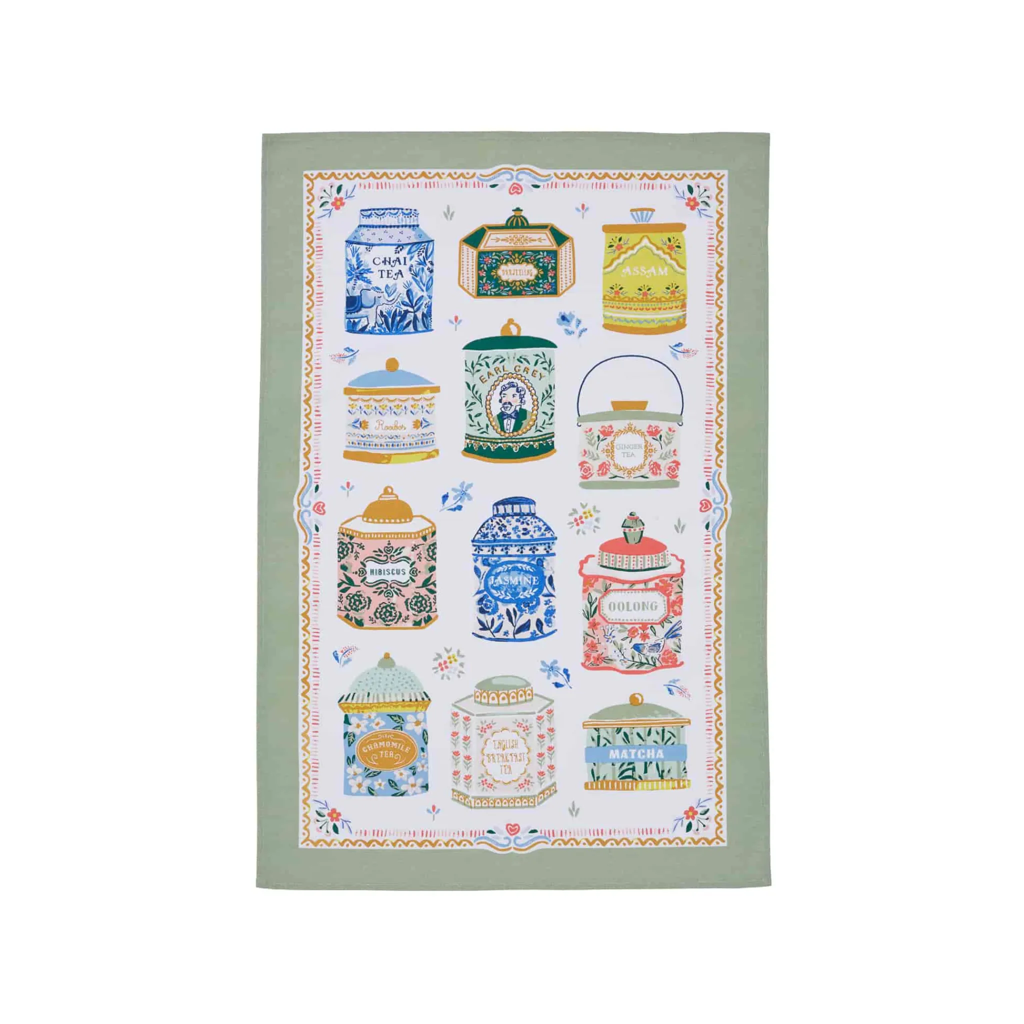Ulster Weavers Tea Tins Cotton Tea Towel Clearance