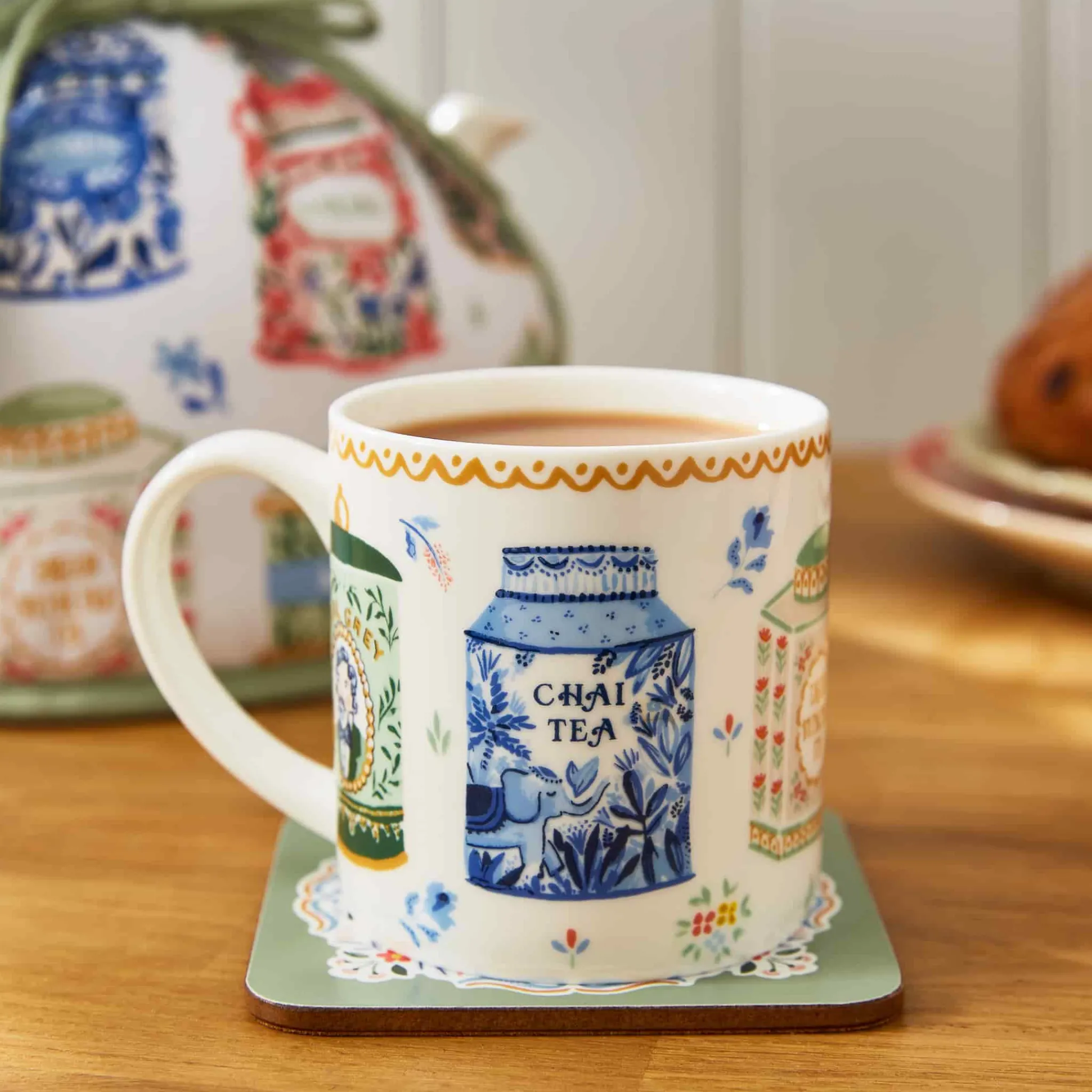 Ulster Weavers Tea Tins New Bone China Mug, 340ml