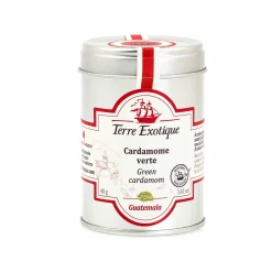 Terre Exotique Green Cardamom, 40g Hot