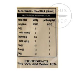 Kirin Thai Rice Stick Noodle 5mm, 400g Sale