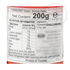 Nang Fah Thai Shrimp Paste, 200g Sale