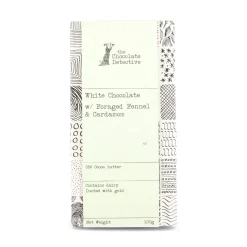Chocolate Detective The White Broken Chocolate with Foraged Fennel & Cardamom, 100g Discount
