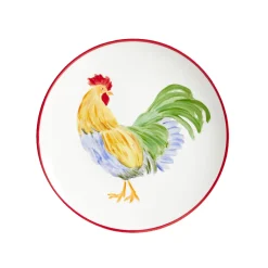 The Platera Pepe Rooster Porcelain Side Plate, 21cm