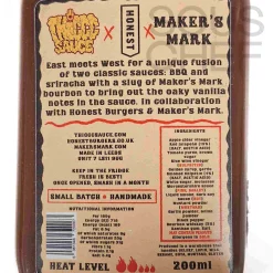 Thiccc Sauce Bourbon BBQ Sriracha, 200ml Clearance