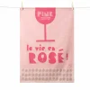 Tissage Moutet La Vie en Rose French Jacquard Tea Towel