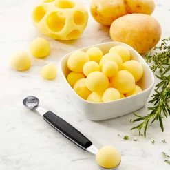 Triangle Double Ended Melon Baller, 2.2cm & 3cm