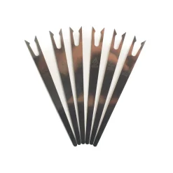 Triangle Set of 6 Stainless Steel Antipasti Forks Online