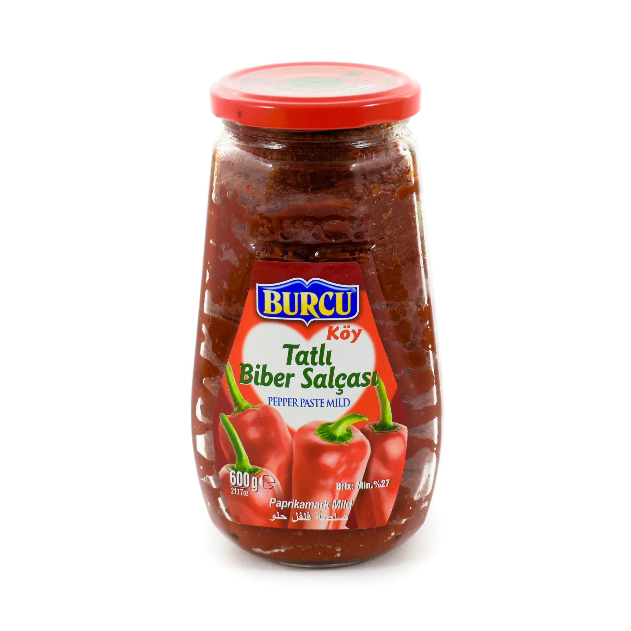 Burcu Turkish Mild Pepper Paste - Biber Salcasi, 600g New