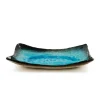 Kiji Stoneware & Ceramics Turquoise Crackle Glaze Platter Online