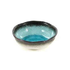 Kiji Stoneware & Ceramics Turquoise Glaze Bowl, 12cm dia x 4cm high Outlet