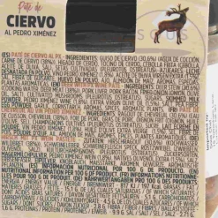 Pate Artesanal Venison Pate with Pedro Ximenez Wine, 110g Outlet