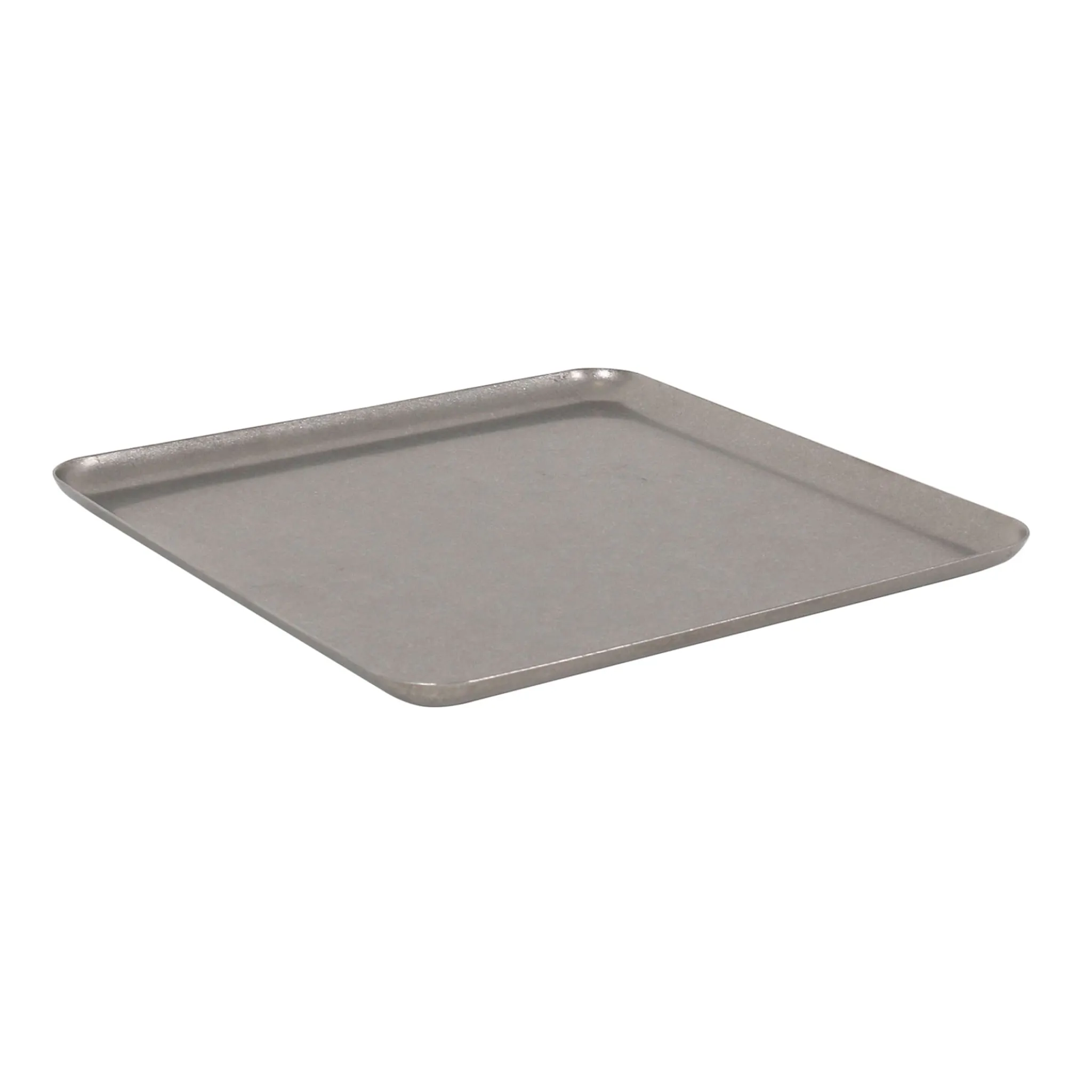 Vintage Style Stainless Steel Square Serving Tray, 19cm Clearance
