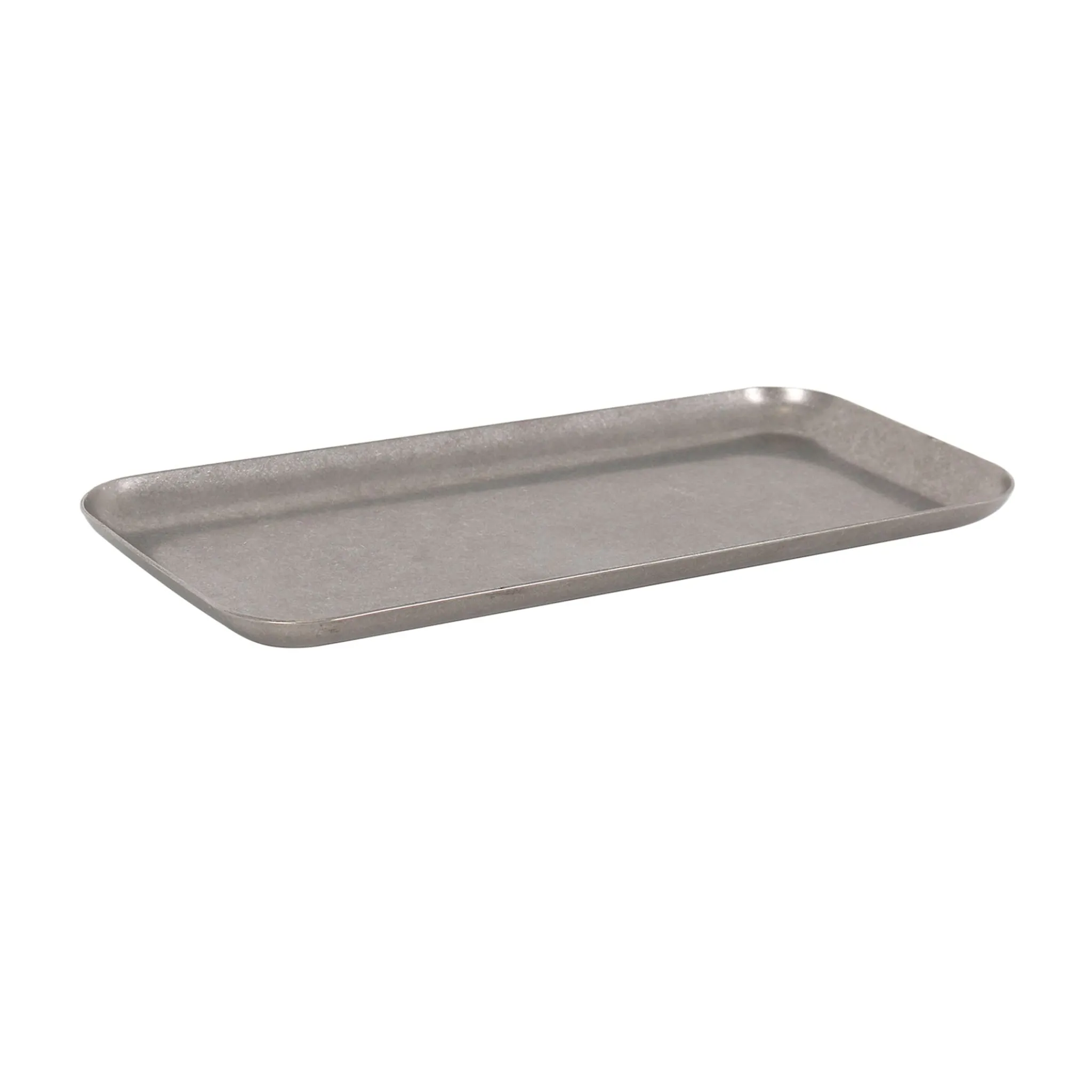 Vintage Style Stainless Steel Rectangular Serving Tray, 19.5x8.5cm Outlet