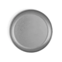 Vintage Style Stainless Steel Dinner Plate, 26cm Sale