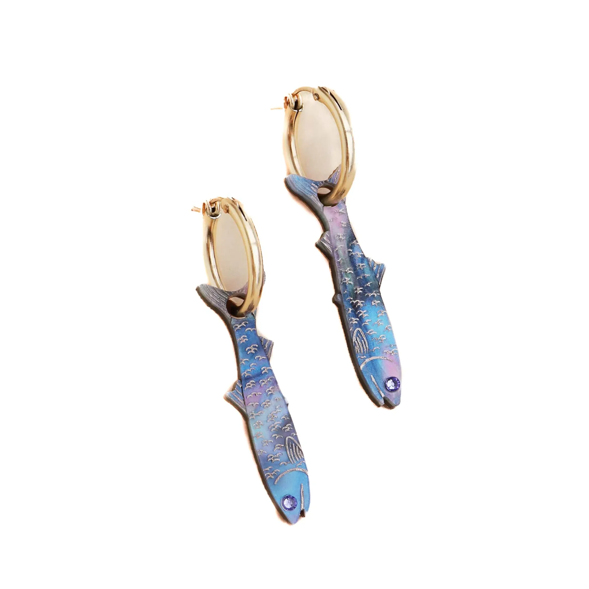 Wolf & Moon Anchovy Hoop Earrings Sale