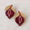 Wolf & Moon Mini Pomegranate Stud Earrings Clearance