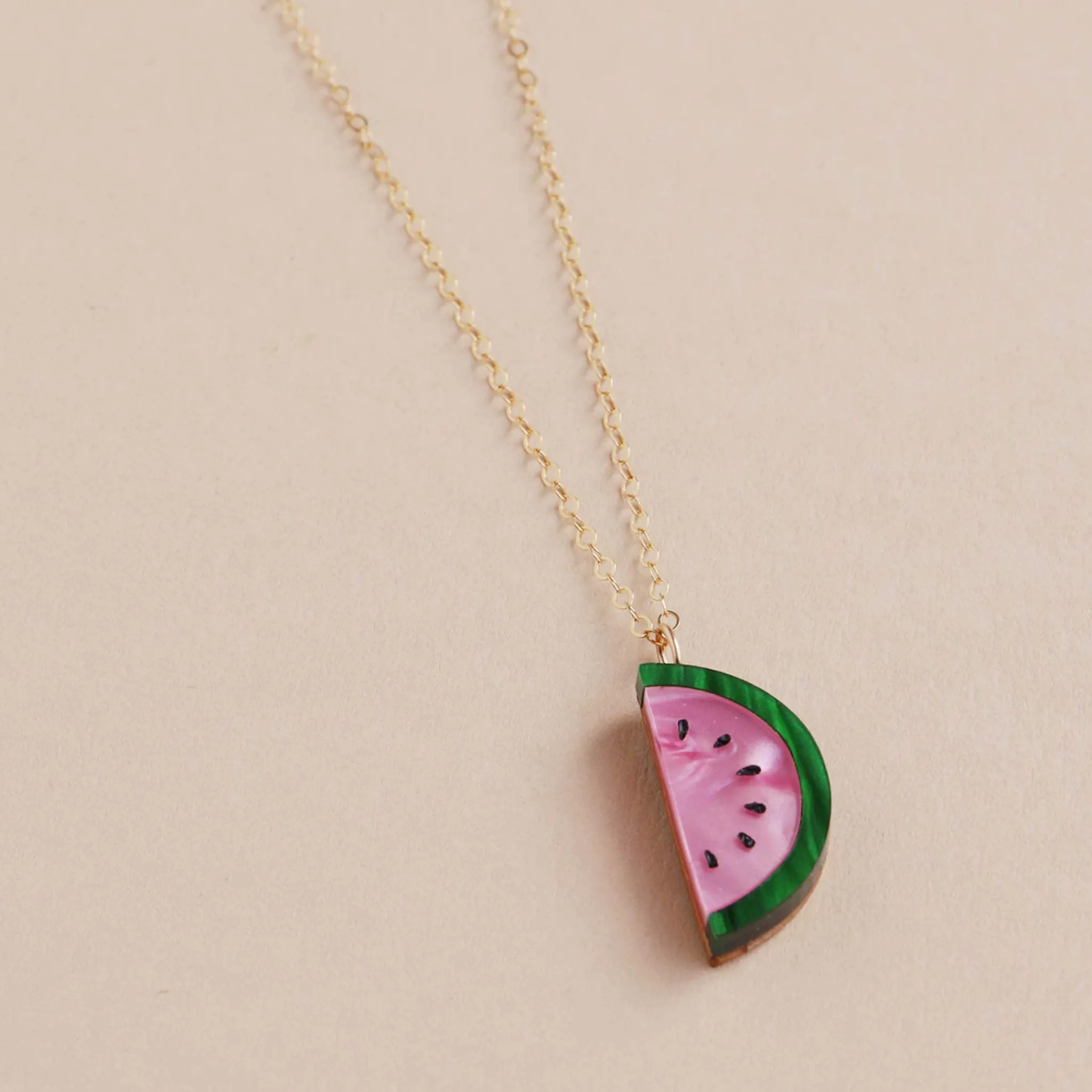 Wolf & Moon Watermelon Necklace Best