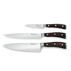 Wusthof Ikon 3 Piece Knife Set Outlet