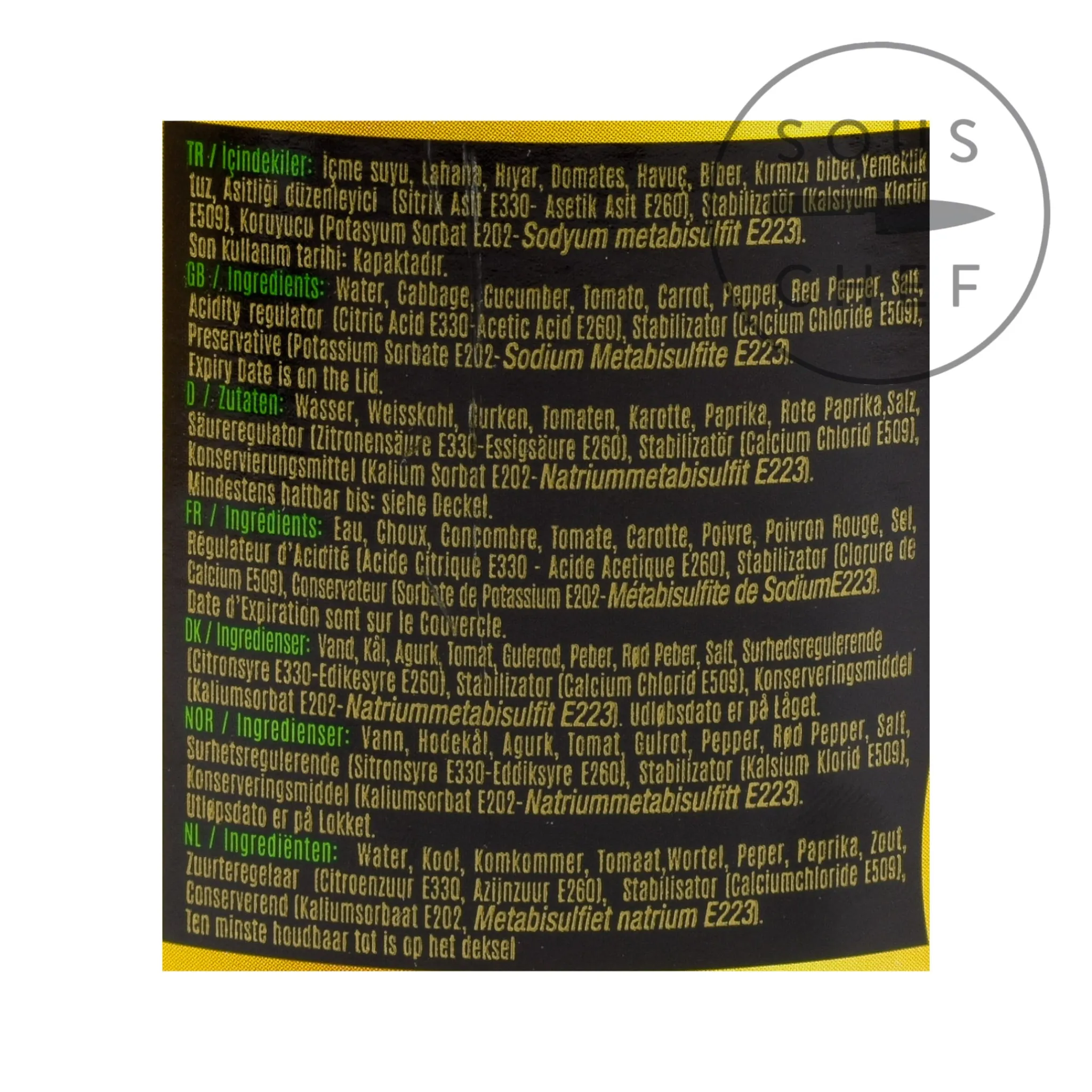 Yaren Turkish Mixed Pickles, 700g Sale