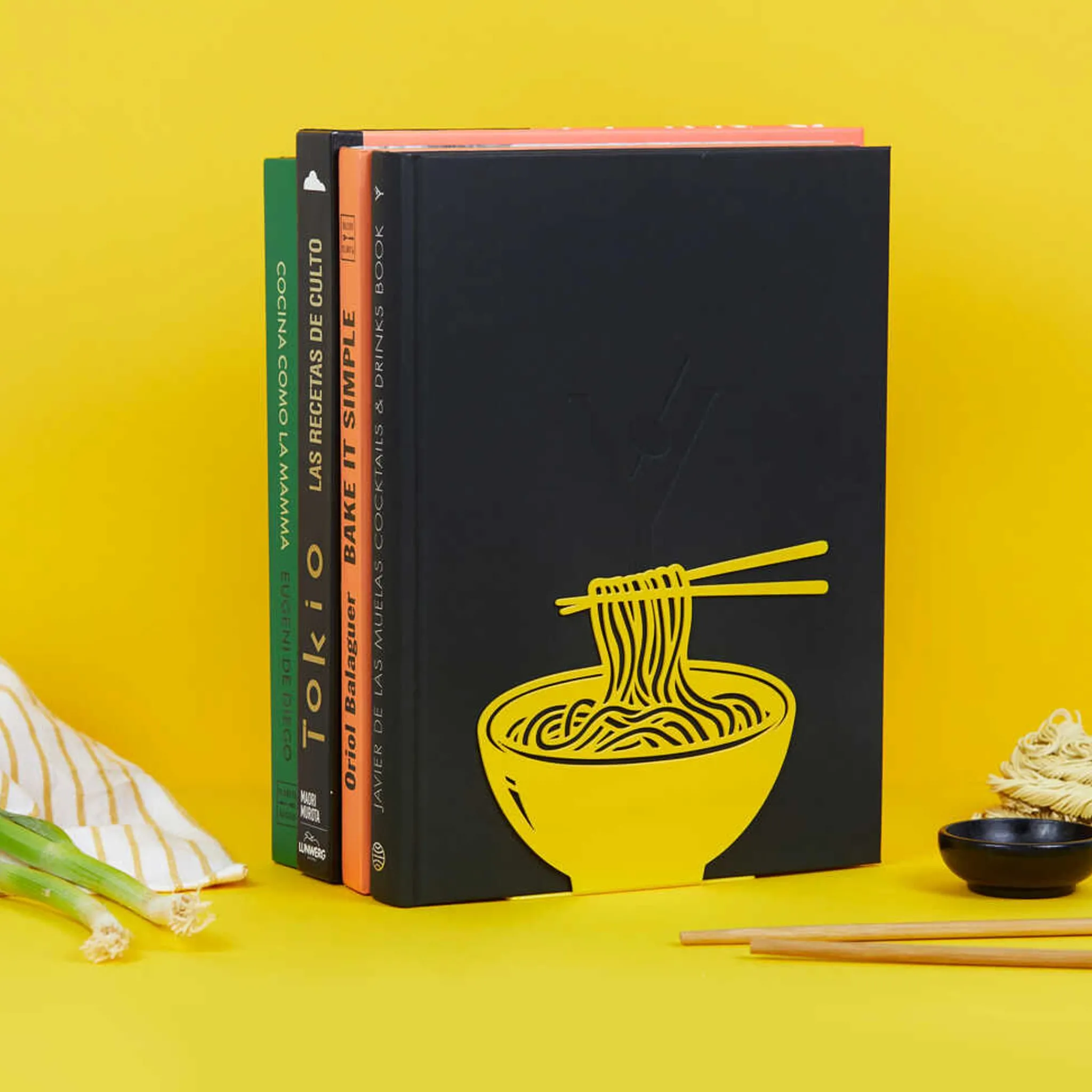 Balvi Yellow Ramen Metal Bookend Discount