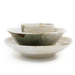 Kiji Stoneware & Ceramics Yukishino Plate, 22.5 x 5cm